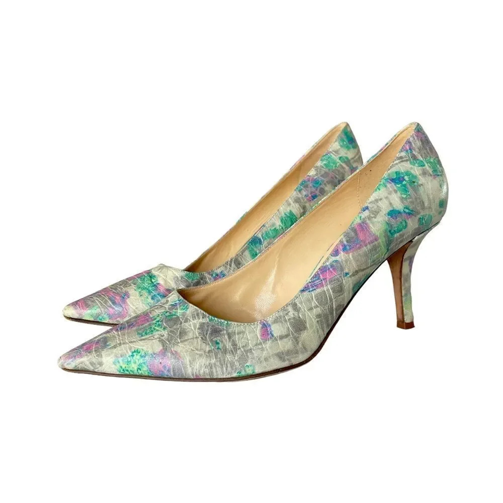 Kate Spade Leather Graphic Heels